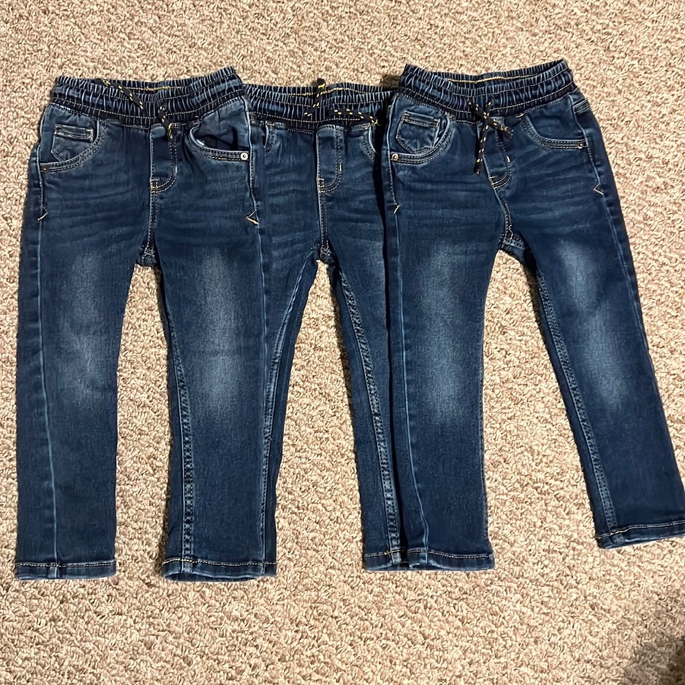 Three 3T cat & Jack boys jeans skinny fit